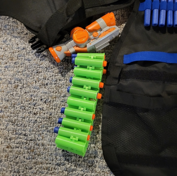 Soft Dart Tactical Vest & Accessories Belt Soft Dart Holder Scope - Picture 3 of 5